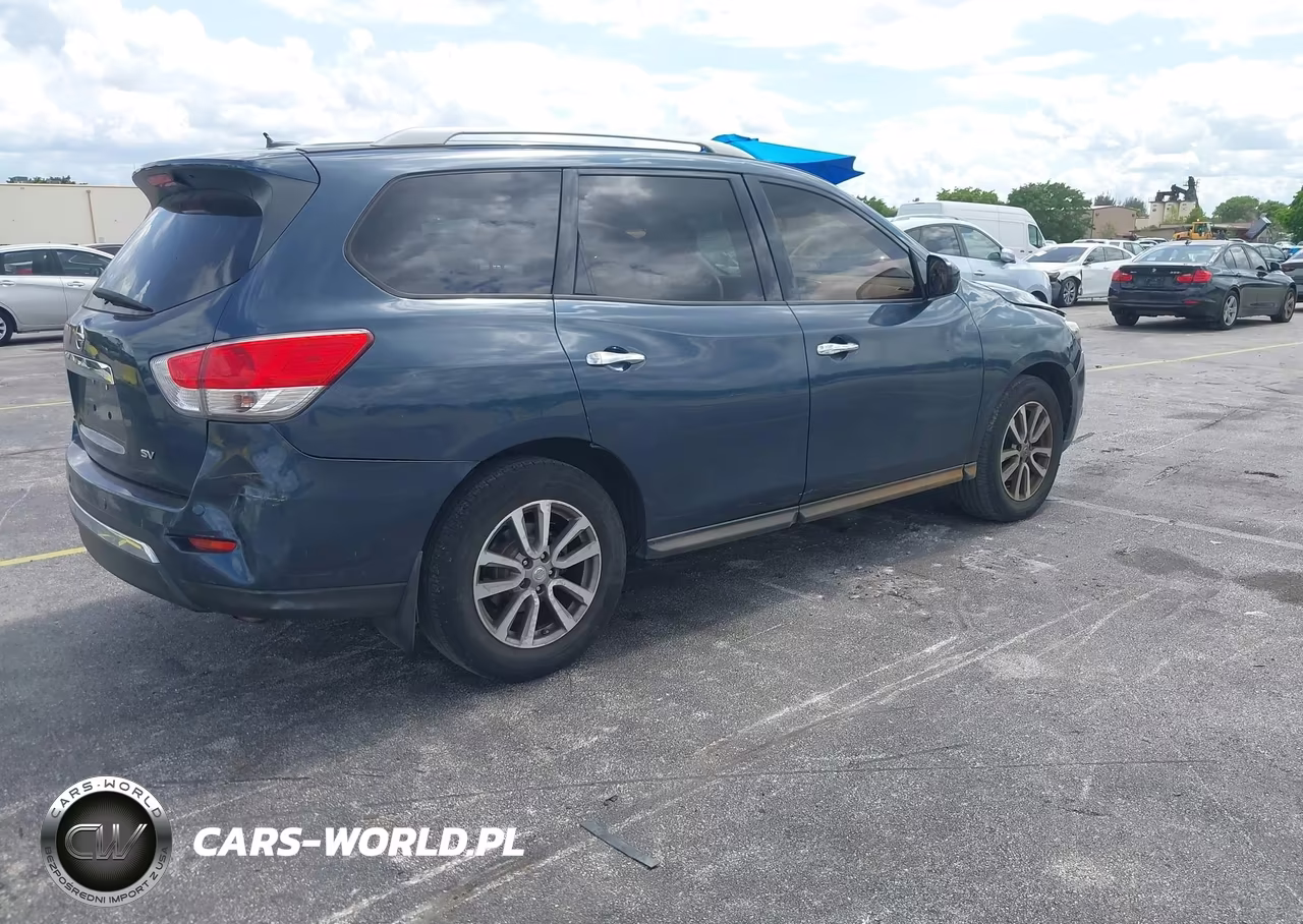 2015 Nissan Pathfinder Sv VIN:5N1AR2MN5FC666592 - 4
