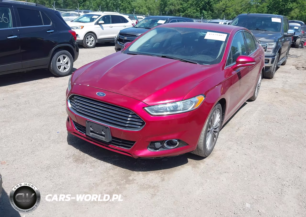 2014 Ford Fusion Titanium VIN:3FA6P0K93ER162476 - 2