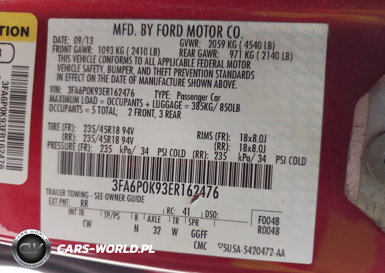 2014 Ford Fusion Titanium VIN:3FA6P0K93ER162476 - 9