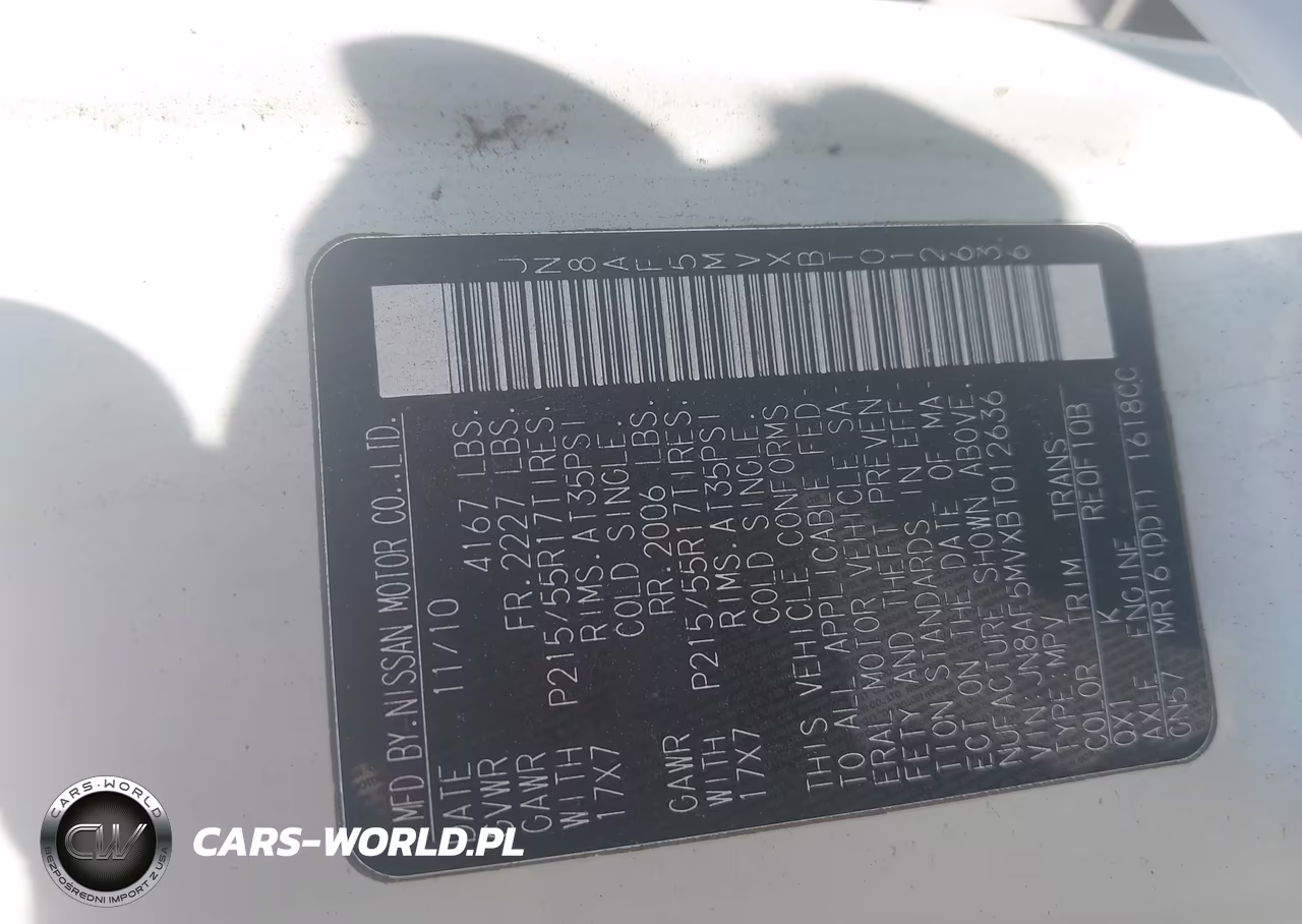 2011 Nissan Juke Sv VIN:JN8AF5MVXBT012636 - 9