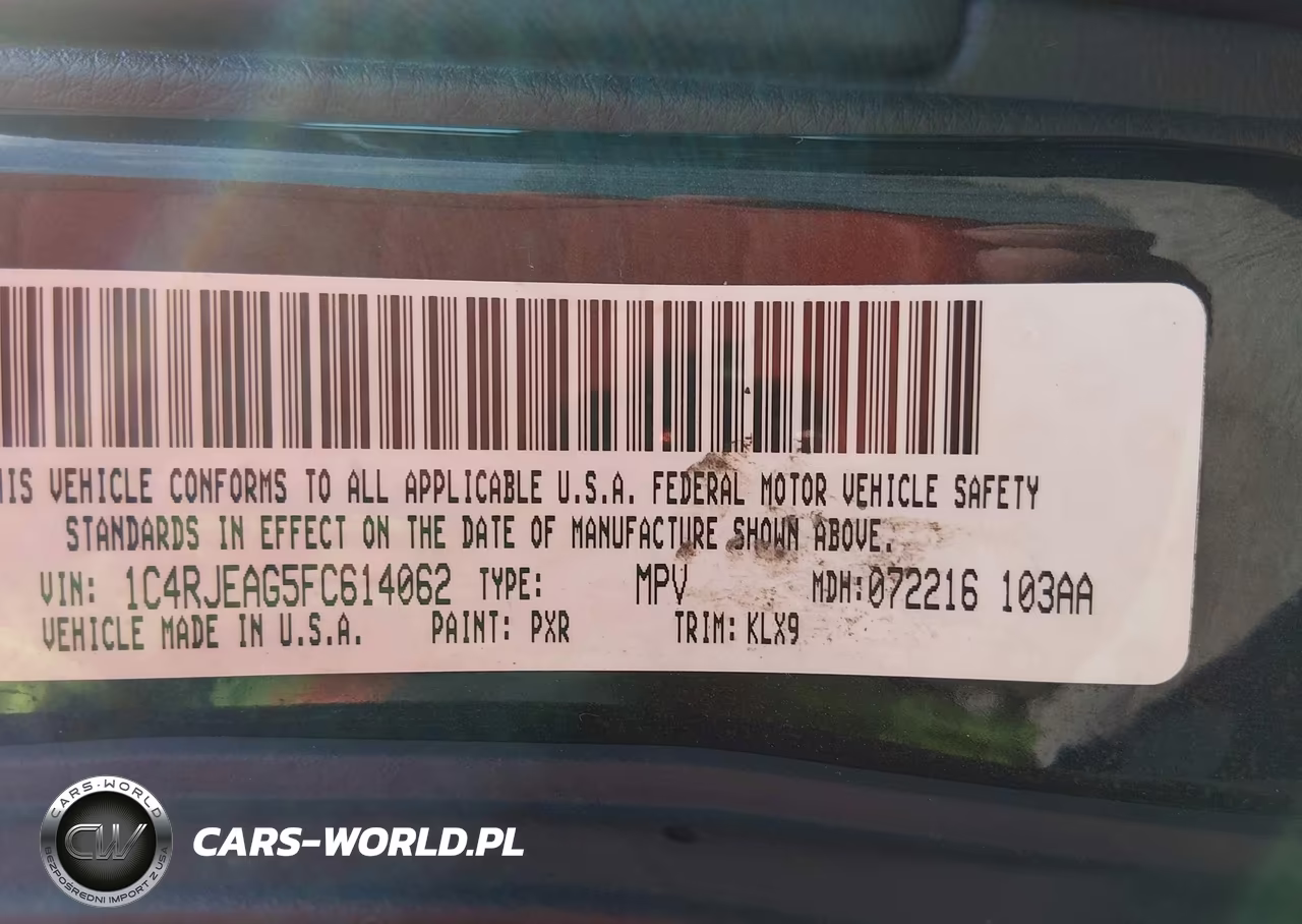2015 Jeep Grand Cherokee Altitude VIN:1C4RJEAG5FC614062 - 9