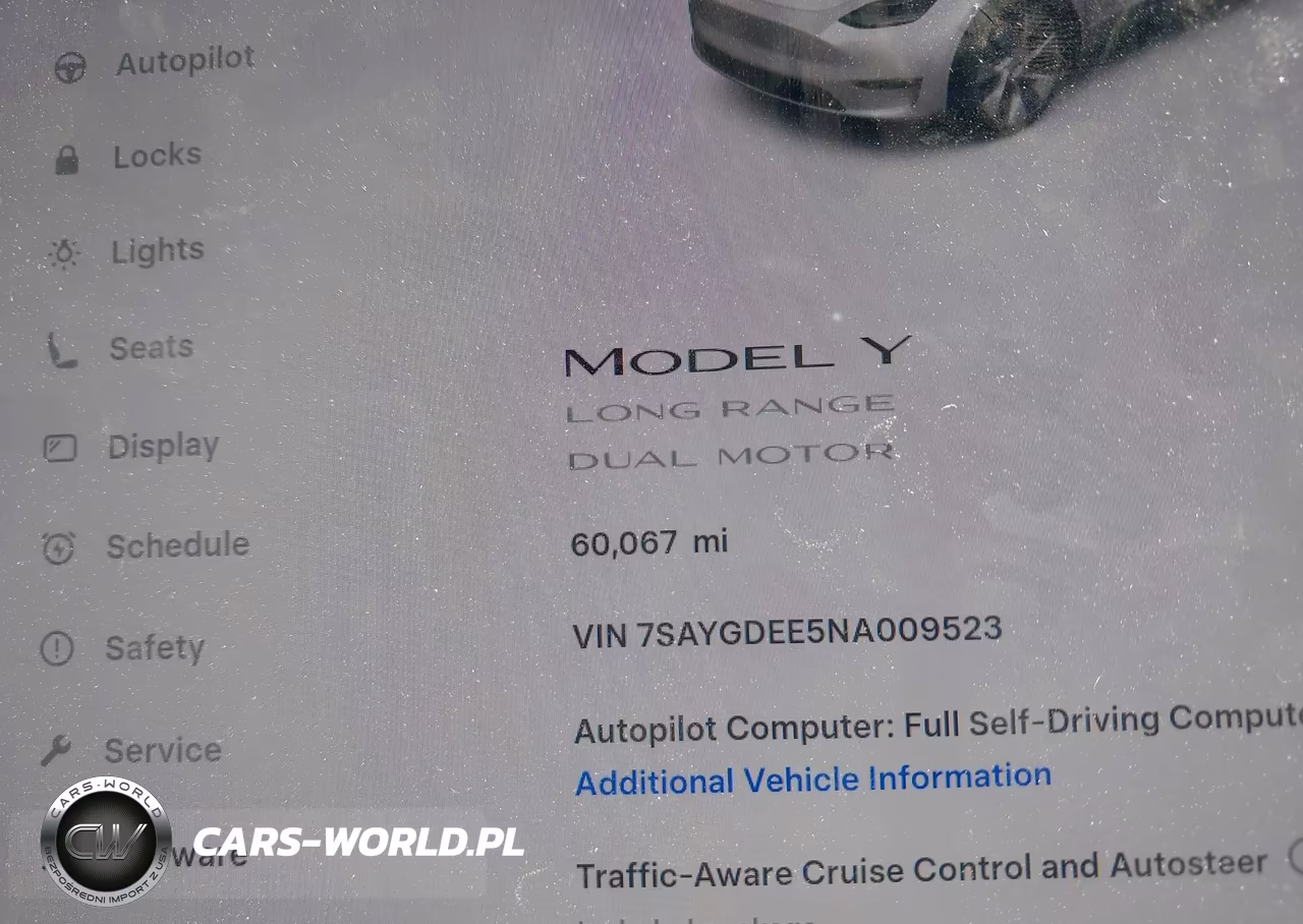 2022 Tesla Model Y Long Range Dual Motor All-Wheel Drive VIN:7SAYGDEE5NA009523 - 15