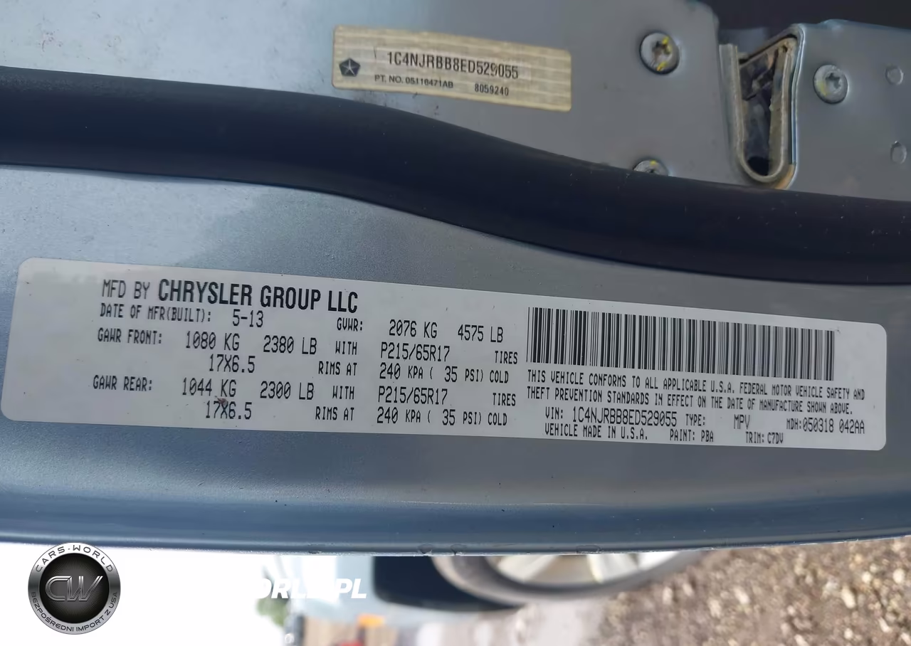 2014 Jeep Patriot Sport VIN:1C4NJRBB8ED529055 - 9