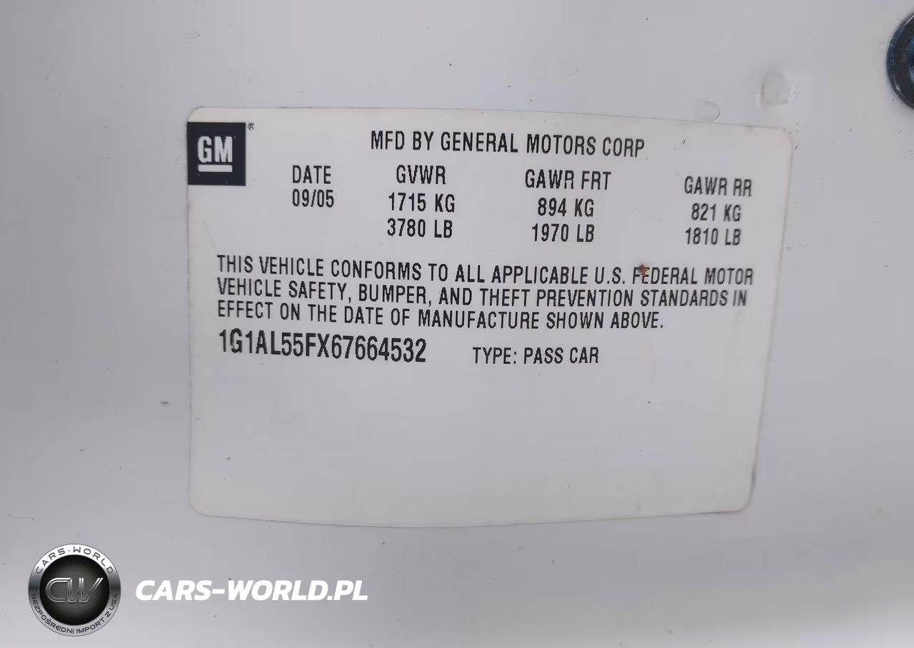 2006 Chevrolet Cobalt Lt VIN:1G1AL55FX67664532 - 9