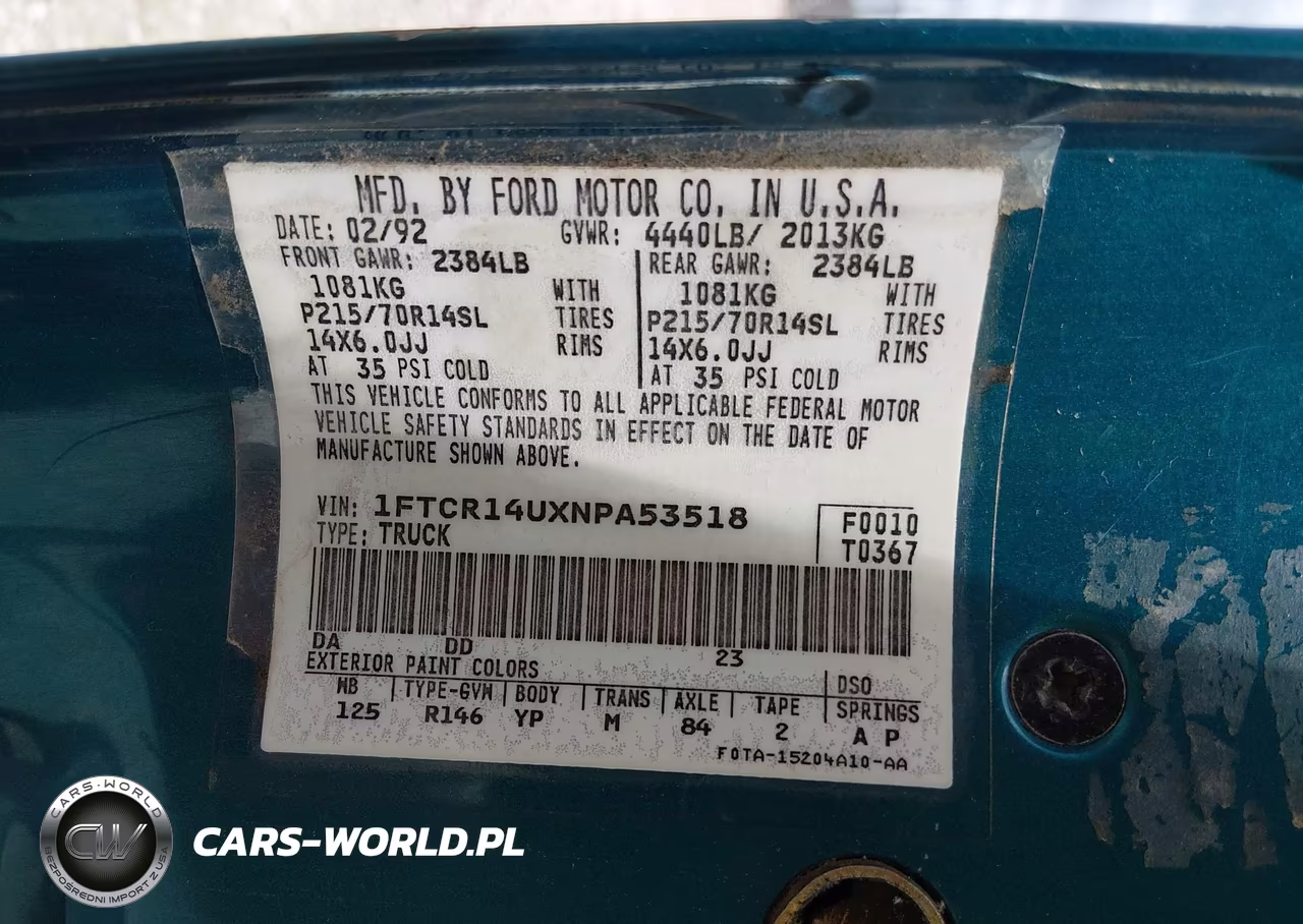 1992 Ford Ranger Super Cab VIN:1FTCR14UXNPA53518 - 9