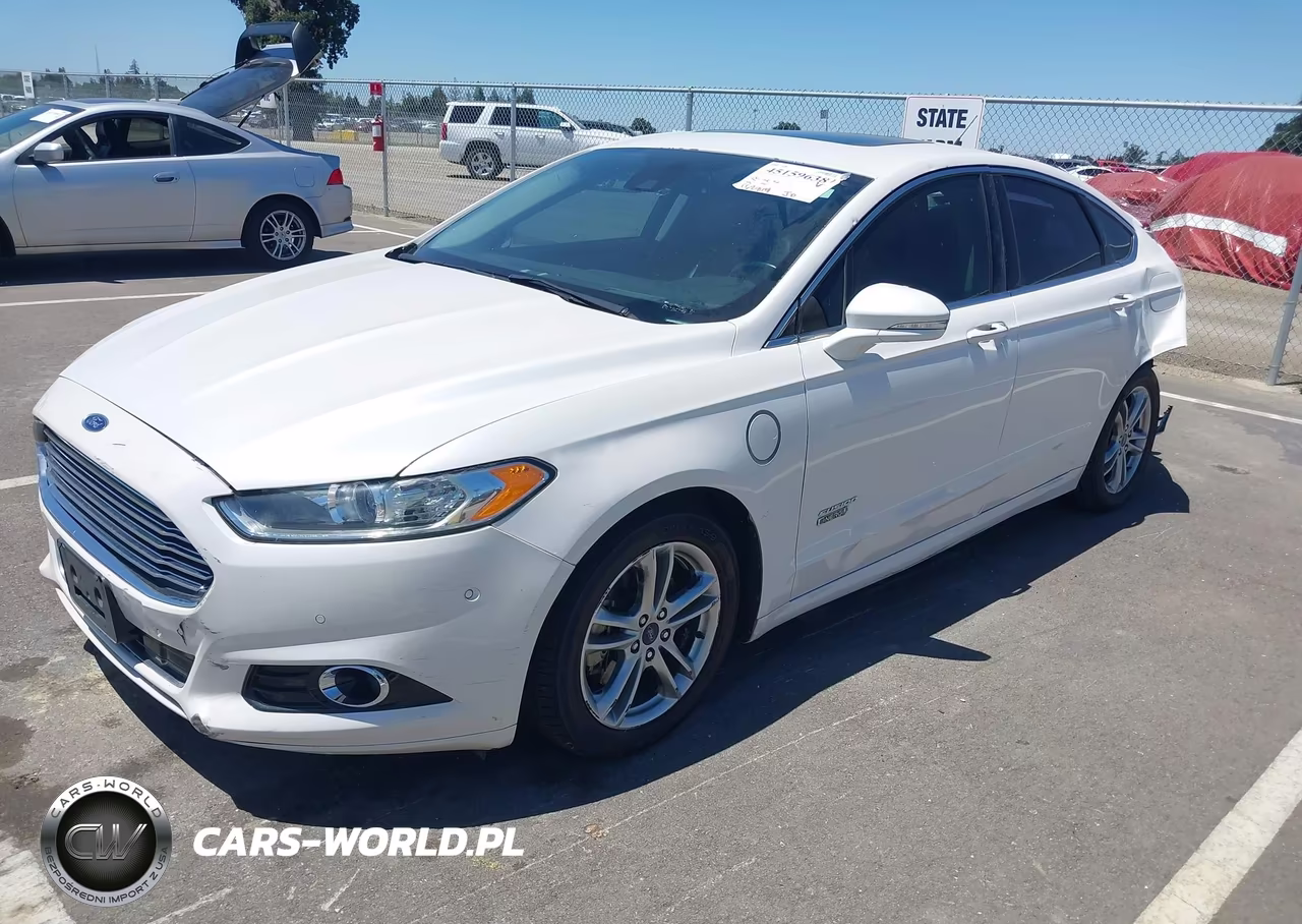 2016 Ford Fusion Energi Titanium VIN:3FA6P0SU2GR115866 - 2