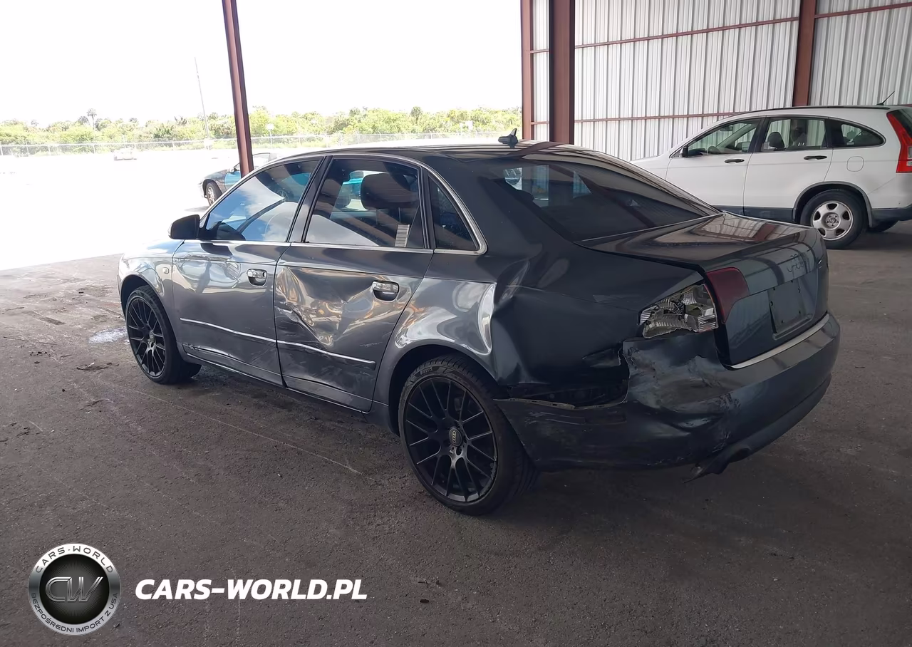 2007 Audi A4 2.0T VIN:WAUDF78E57A118863 - 3