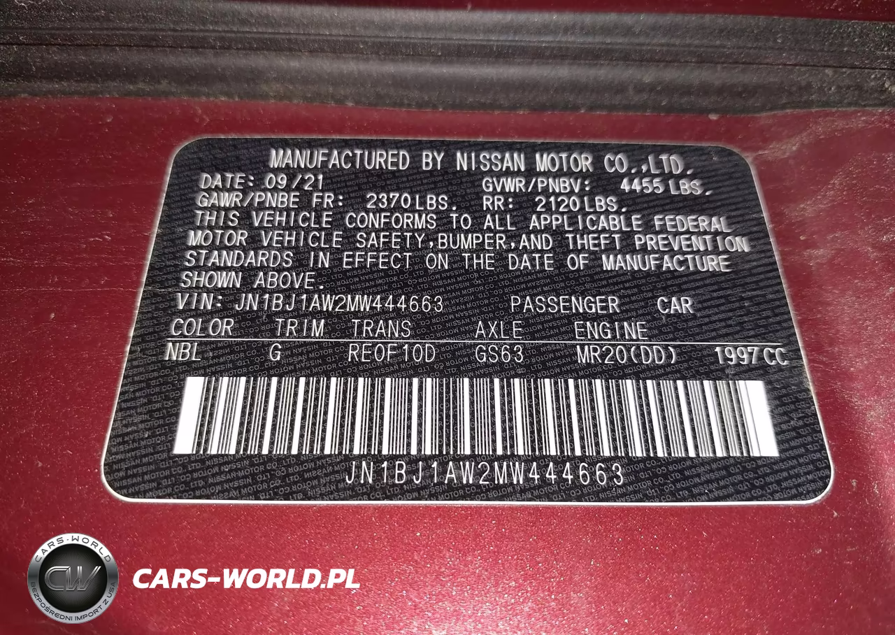 2021 Nissan Rogue Sport S Awd Xtronic Cvt VIN:JN1BJ1AW2MW444663 - 9