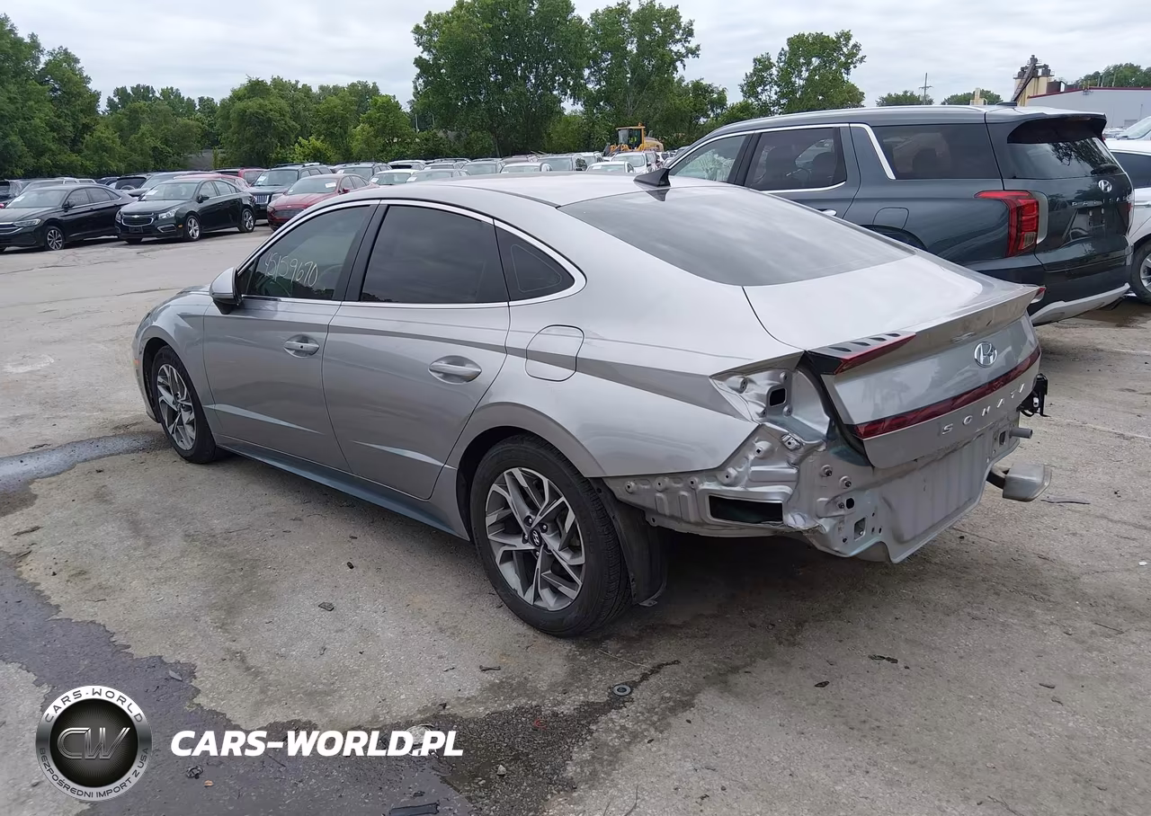 2021 Hyundai Sonata Sel VIN:KMHL64JAXMA146587 - 3