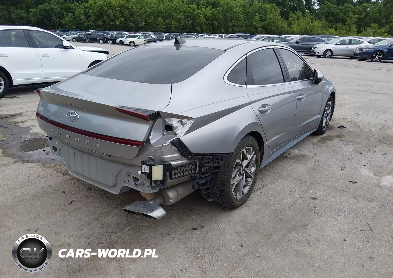 2021 Hyundai Sonata Sel VIN:KMHL64JAXMA146587 - 4