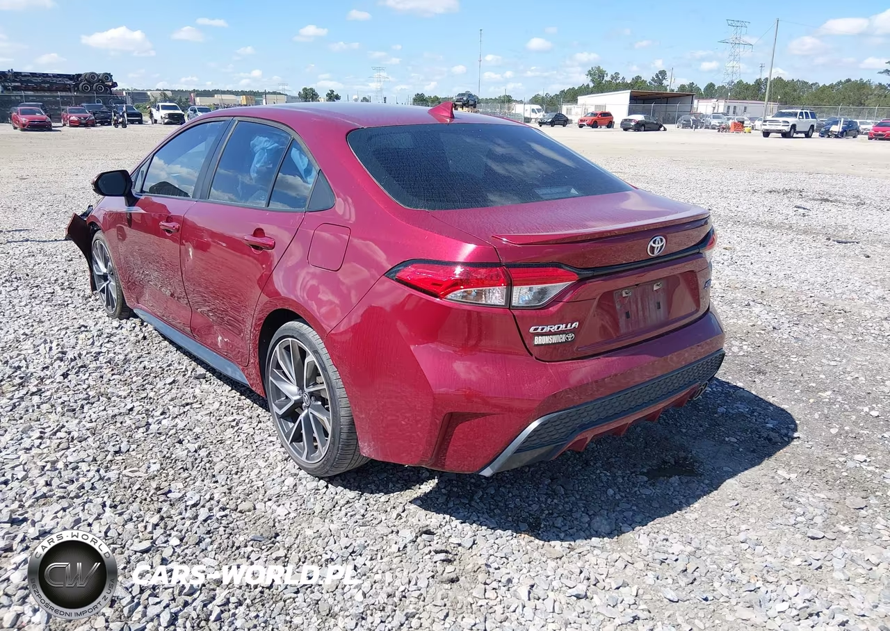 2022 Toyota Corolla Se VIN:5YFS4MCE3NP132596 - 3