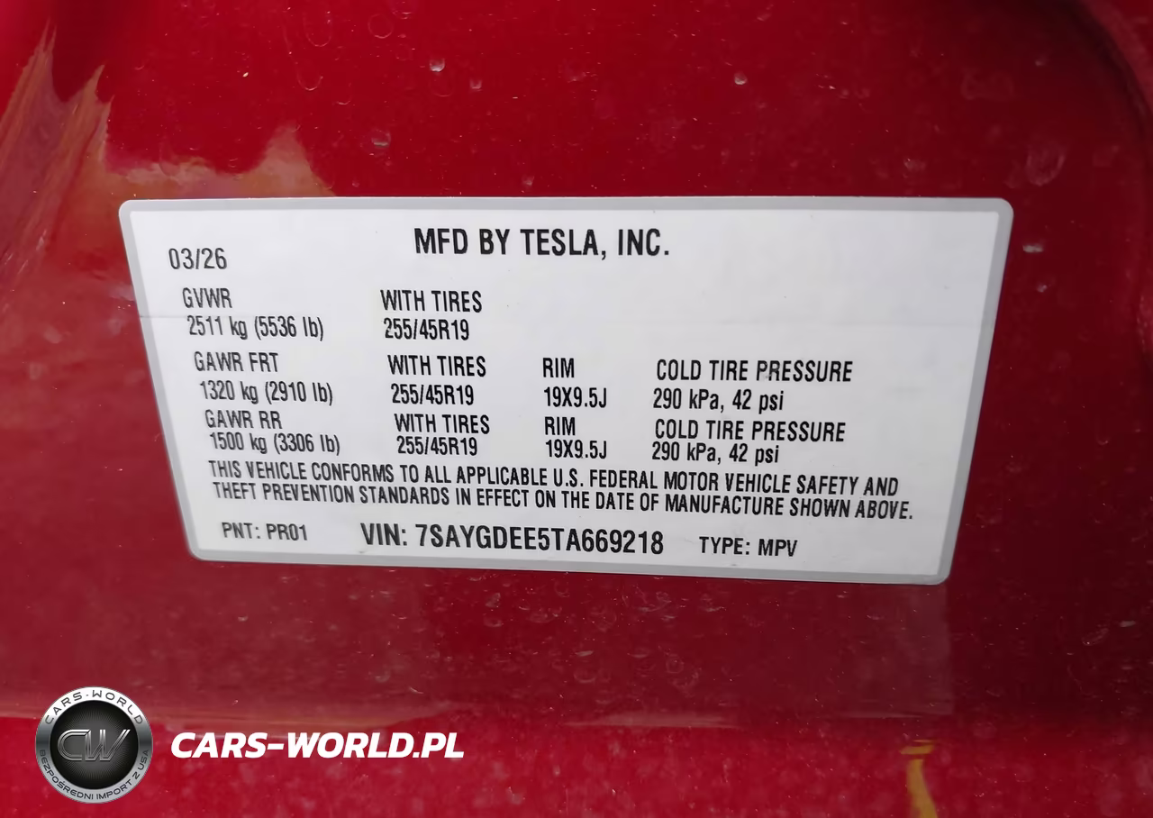 2026 Tesla Model Y All-Wheel Drive-Long Range Launch Series-Premium All-Wheel Drive VIN:7SAYGDEE5TA669218 - 9