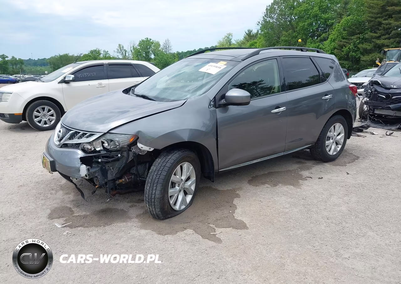 2013 Nissan Murano Sl VIN:JN8AZ1MW5DW319612 - 2