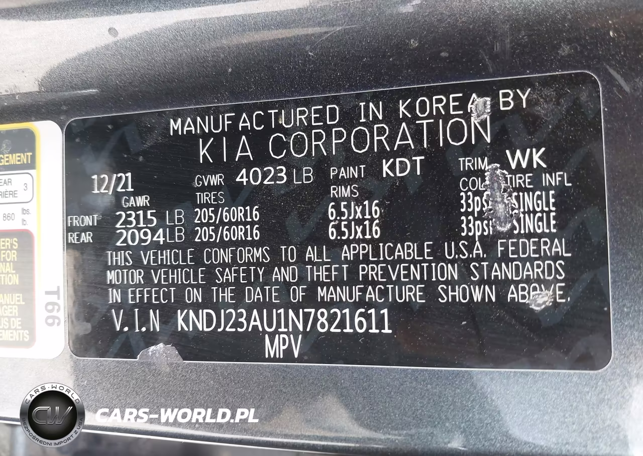 2022 Kia Soul Lx VIN:KNDJ23AU1N7821611 - 9
