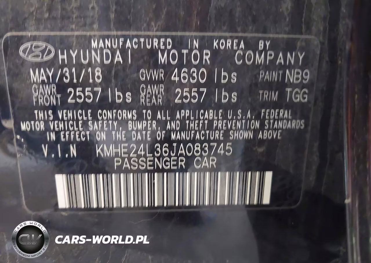 2018 Hyundai Sonata Hybrid Se VIN:KMHE24L36JA083745 - 9