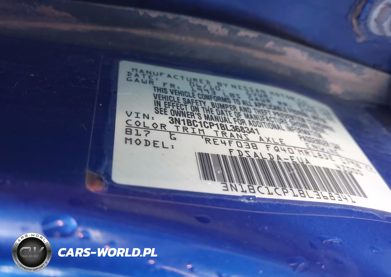 2011 Nissan Versa 1.8S VIN:3N1BC1CP1BL368341 - 9