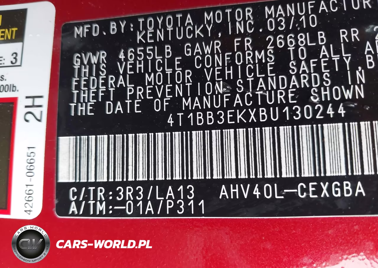 2011 Toyota Camry Hybrid VIN:4T1BB3EKXBU130244 - 9