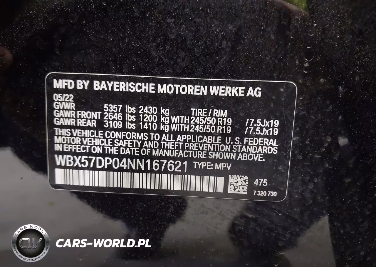 2022 BMW X3 xDrive30I VIN:WBX57DP04NN167621 - 9