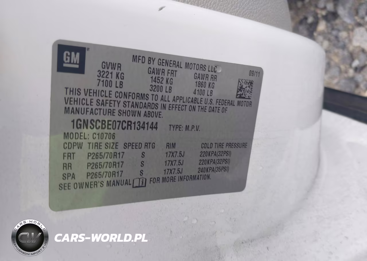 2012 Chevrolet Tahoe Lt VIN:1GNSCBE07CR134144 - 9