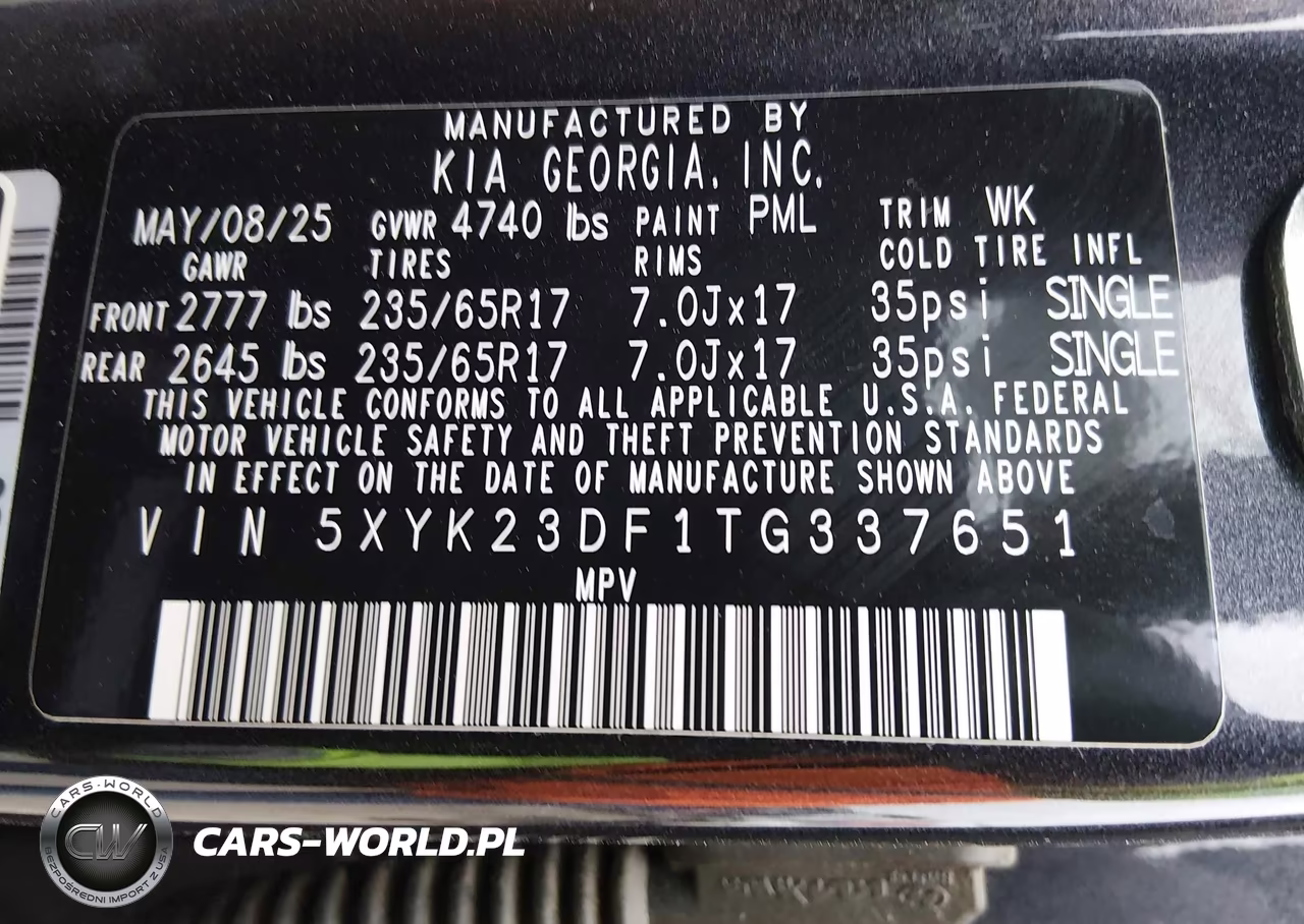 2026 Kia Sportage Lx VIN:5XYK23DF1TG337651 - 9