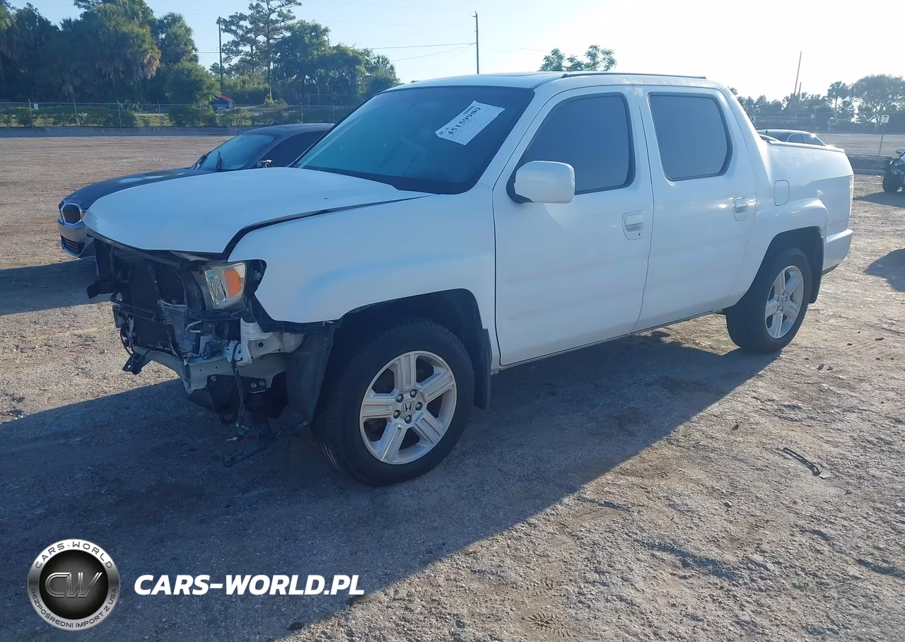 2012 Honda Ridgeline Rtl VIN:5FPYK1F55CB460077 - 2