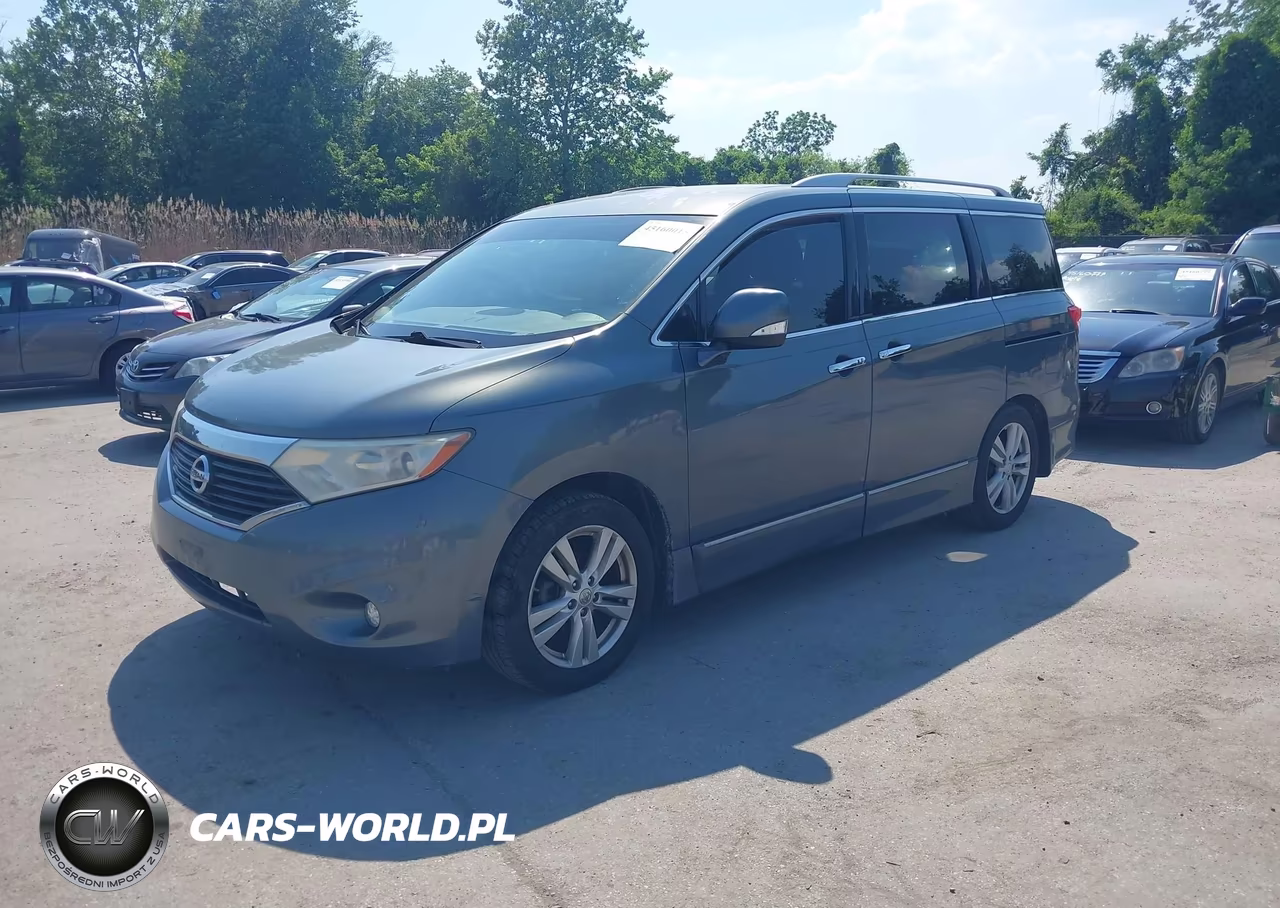 2012 Nissan Quest Sl VIN:JN8AE2KP9C9038827 - 2