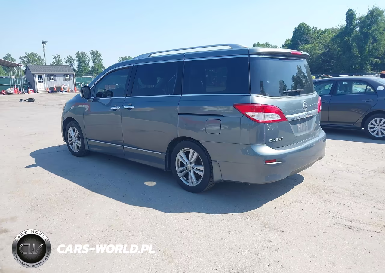 2012 Nissan Quest Sl VIN:JN8AE2KP9C9038827 - 3