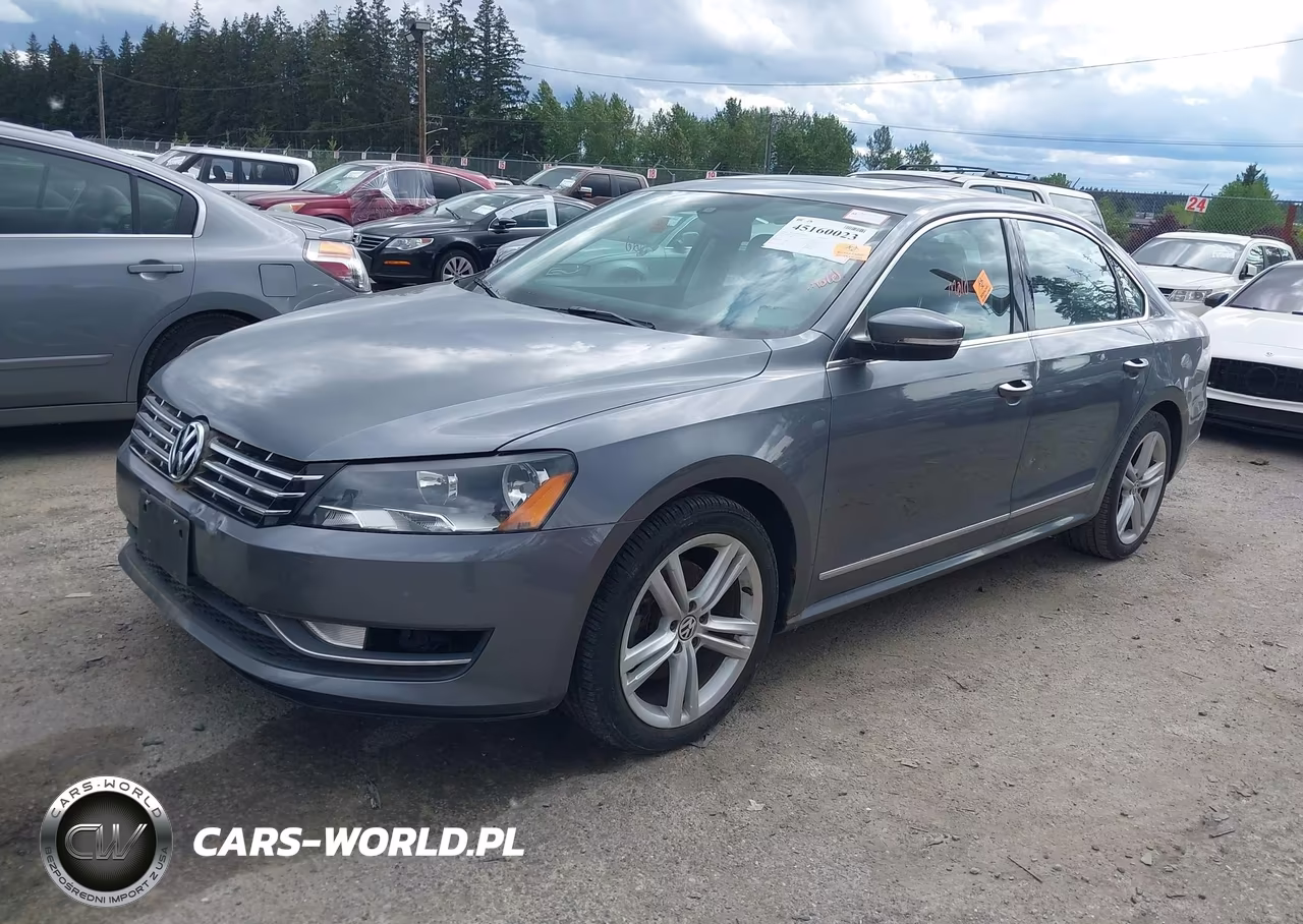 2014 Volkswagen Passat 2.0L Tdi Sel Premium VIN:1VWCN7A35EC100100 - 2