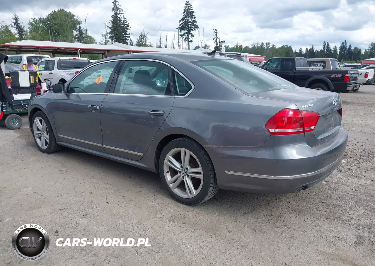 2014 Volkswagen Passat 2.0L Tdi Sel Premium VIN:1VWCN7A35EC100100 - 3