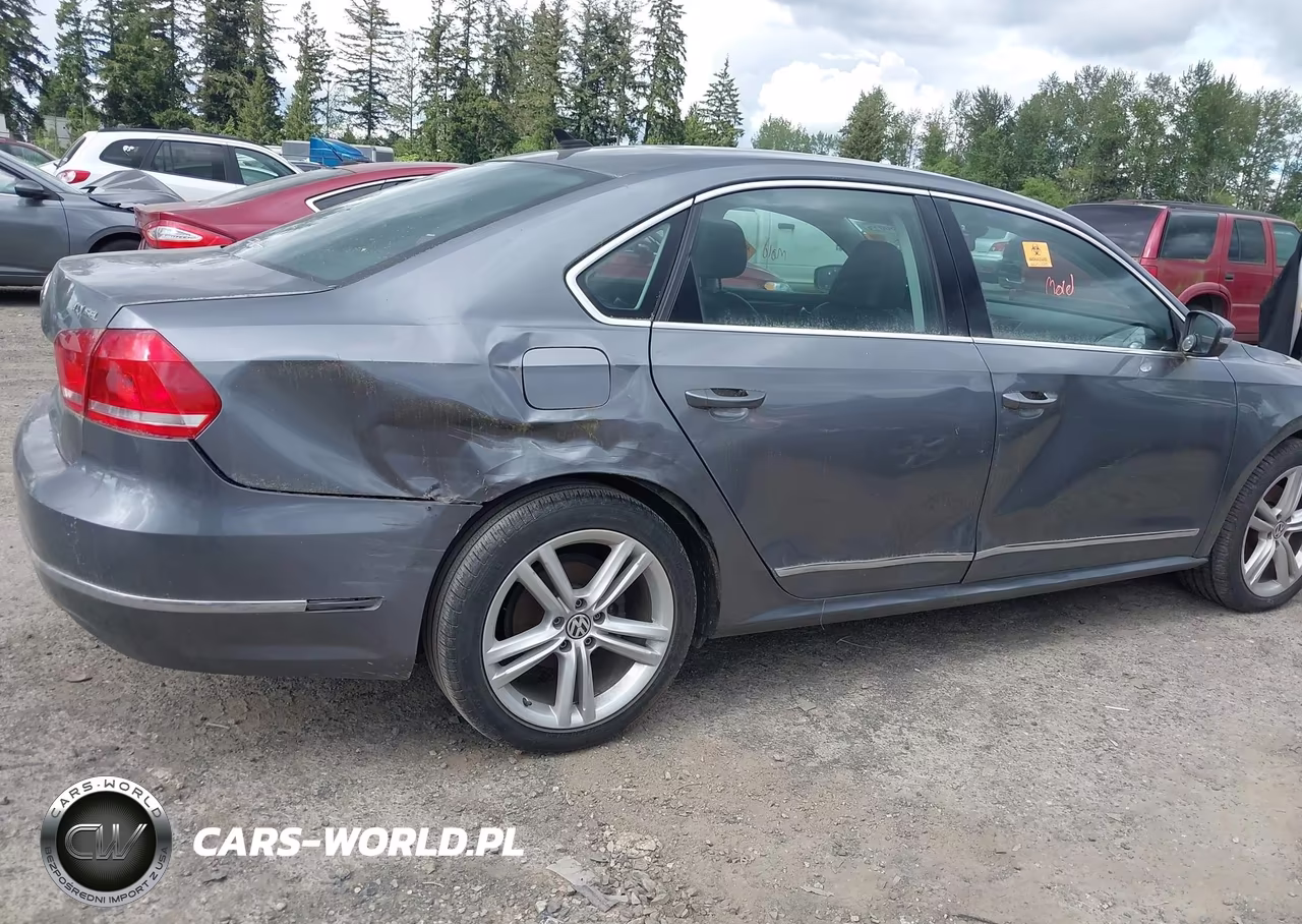 2014 Volkswagen Passat 2.0L Tdi Sel Premium VIN:1VWCN7A35EC100100 - 6