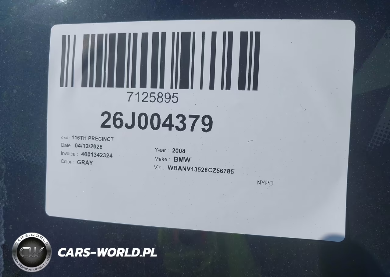 2008 BMW 528Xi VIN:WBANV13528CZ56785 - 12