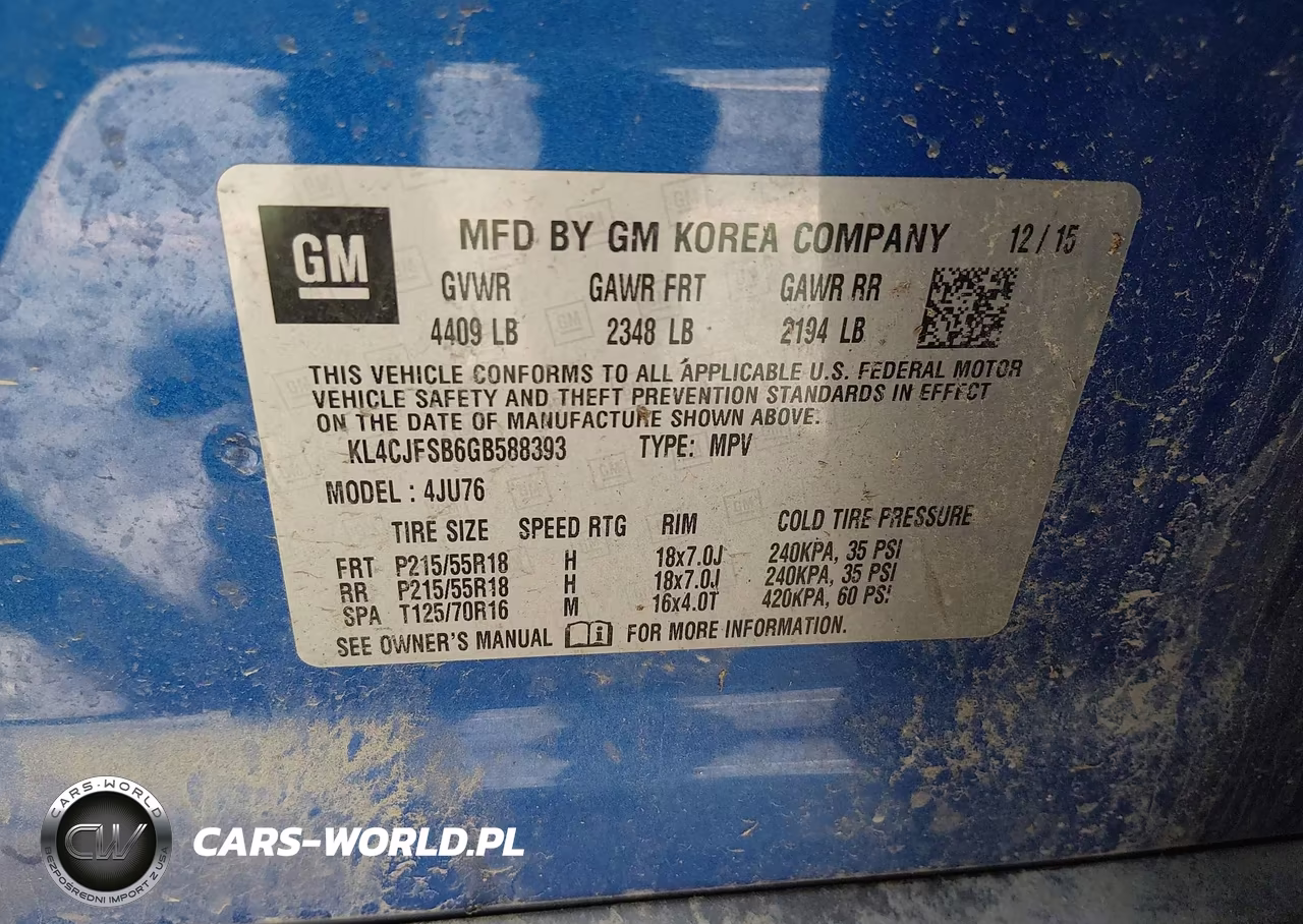2016 Buick Encore Convenience VIN:KL4CJFSB6GB588393 - 9