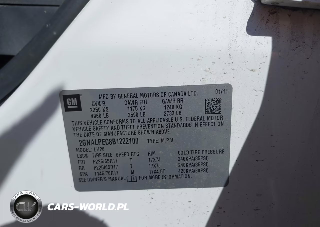 2011 Chevrolet Equinox 2Lt VIN:2GNALPEC8B1222100 - 9