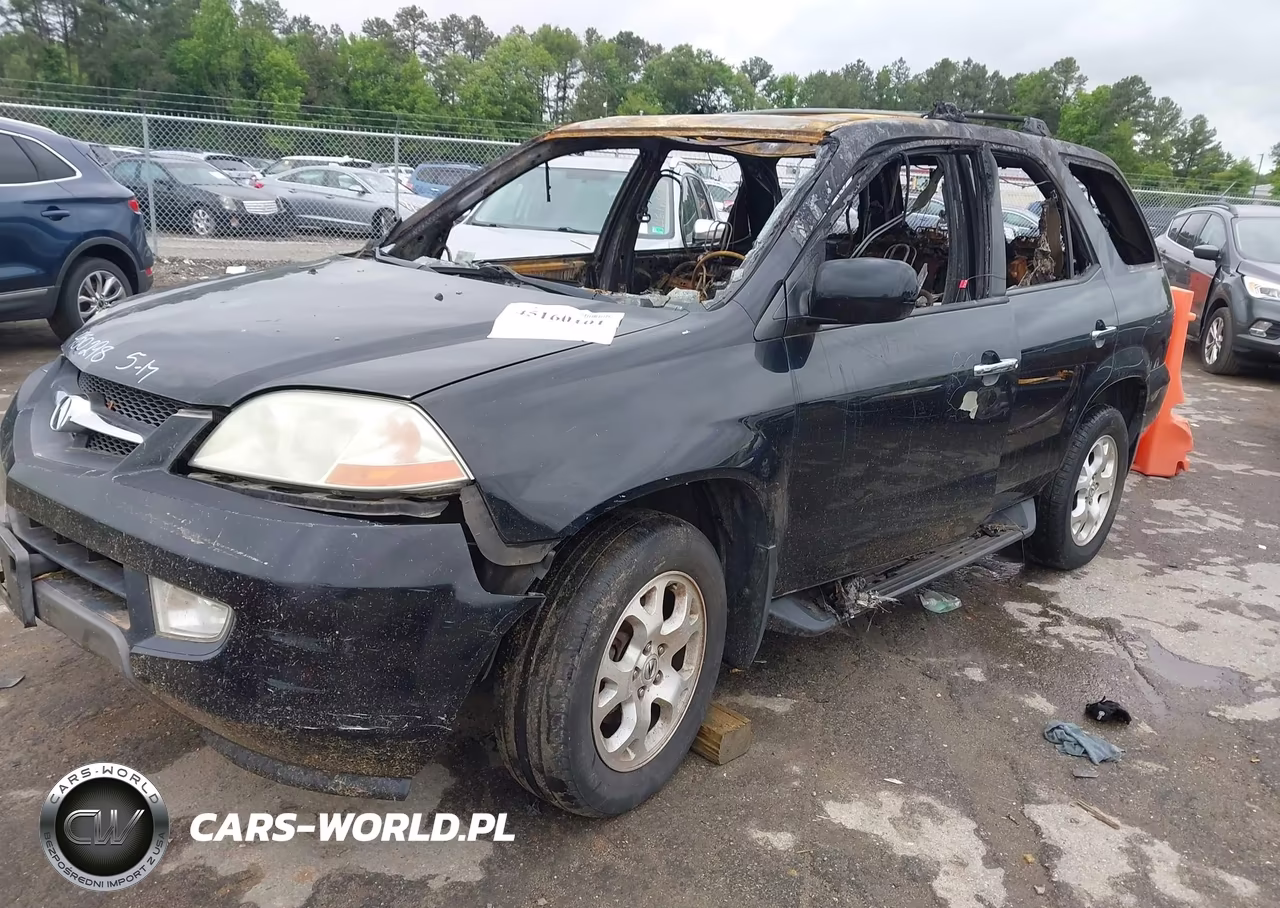 2002 Acura Mdx VIN:2HNYD18602H517958 - 2
