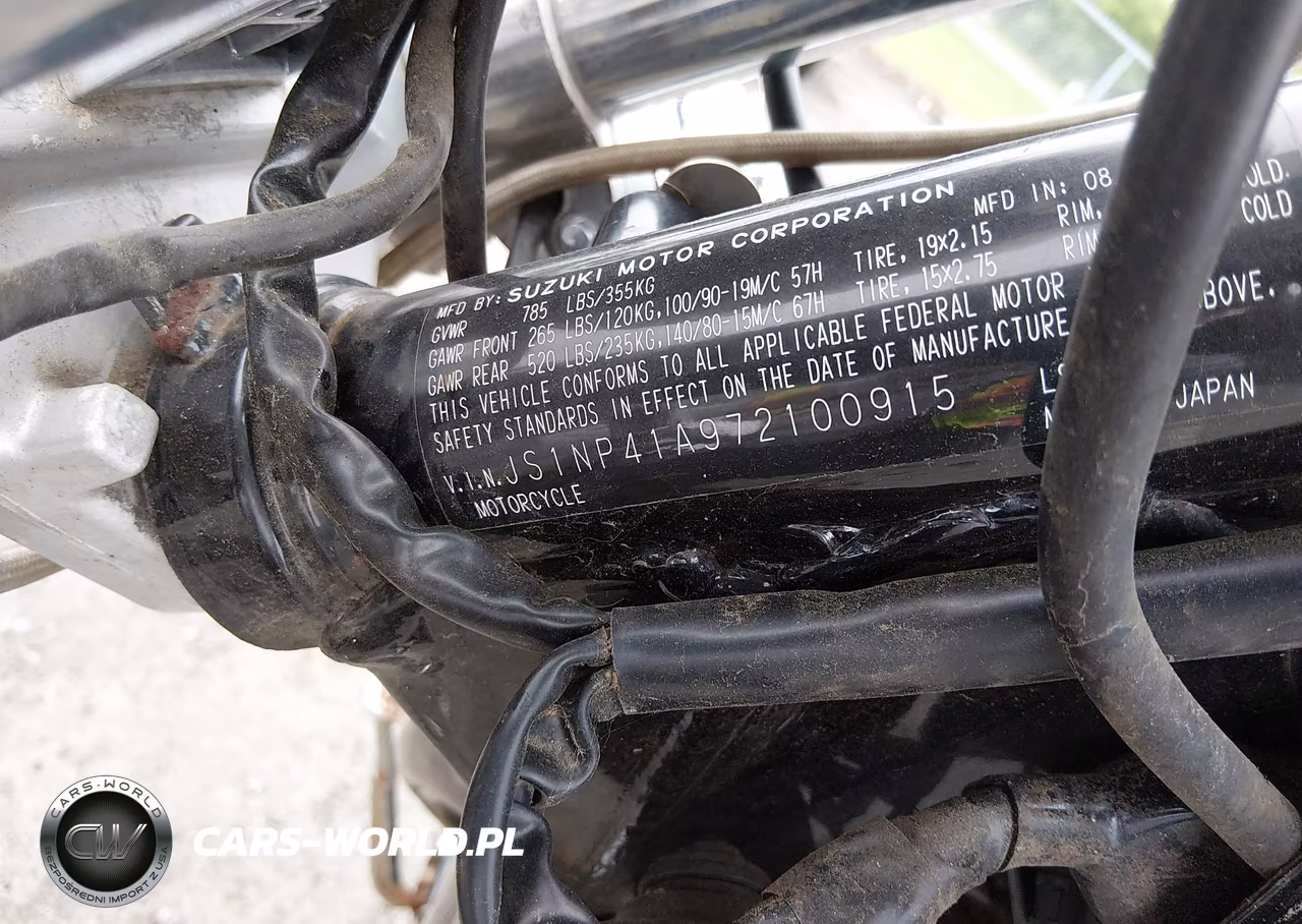 2007 Suzuki Ls650 VIN:JS1NP41A972100915 - 10