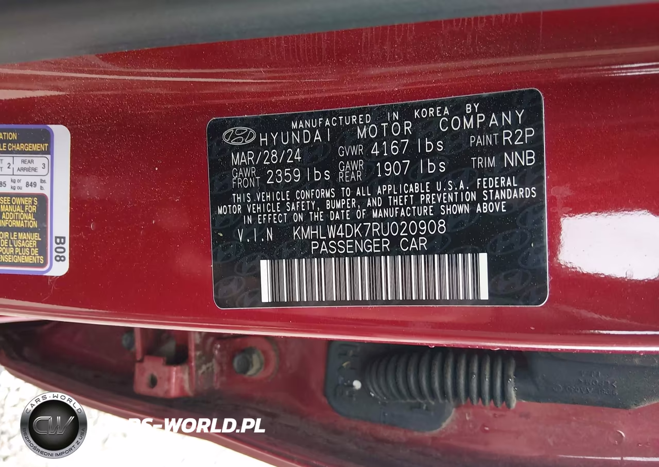 2024 Hyundai Elantra N VIN:KMHLW4DK7RU020908 - 9