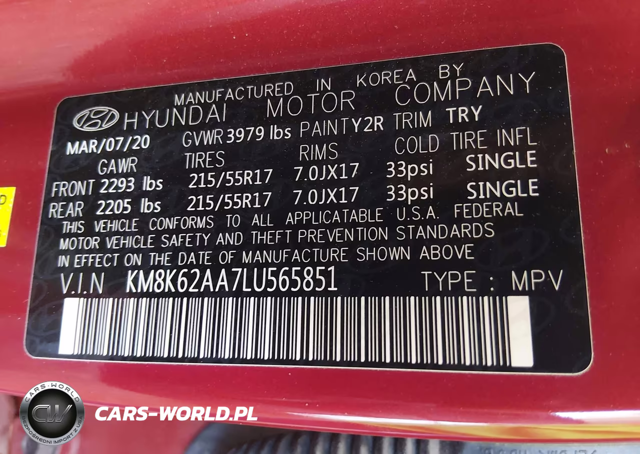 2020 Hyundai Kona Sel Plus VIN:KM8K62AA7LU565851 - 9