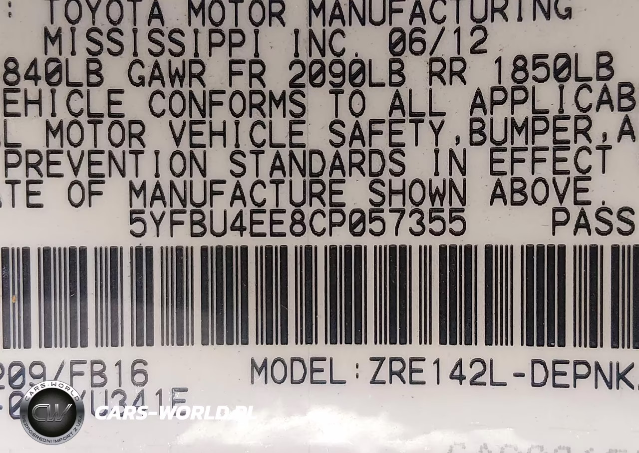 2012 Toyota Corolla Le VIN:5YFBU4EE8CP057355 - 9