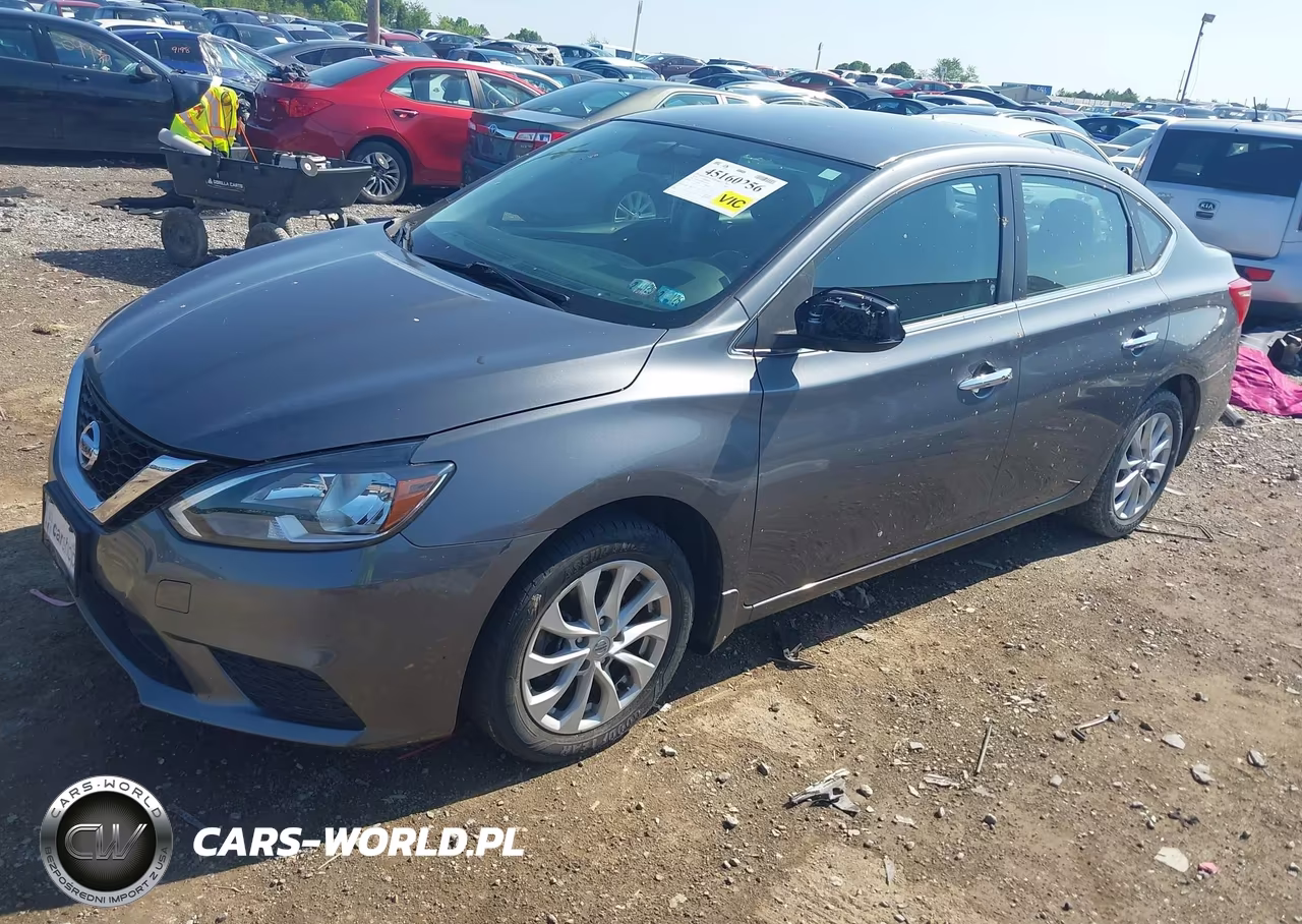 2019 Nissan Sentra Sv VIN:3N1AB7AP3KL614214 - 2