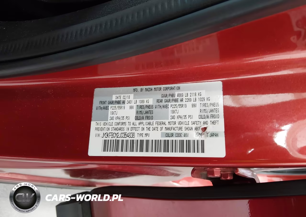 2018 Mazda Cx-5 Touring VIN:JM3KFBCM2J0354838 - 9