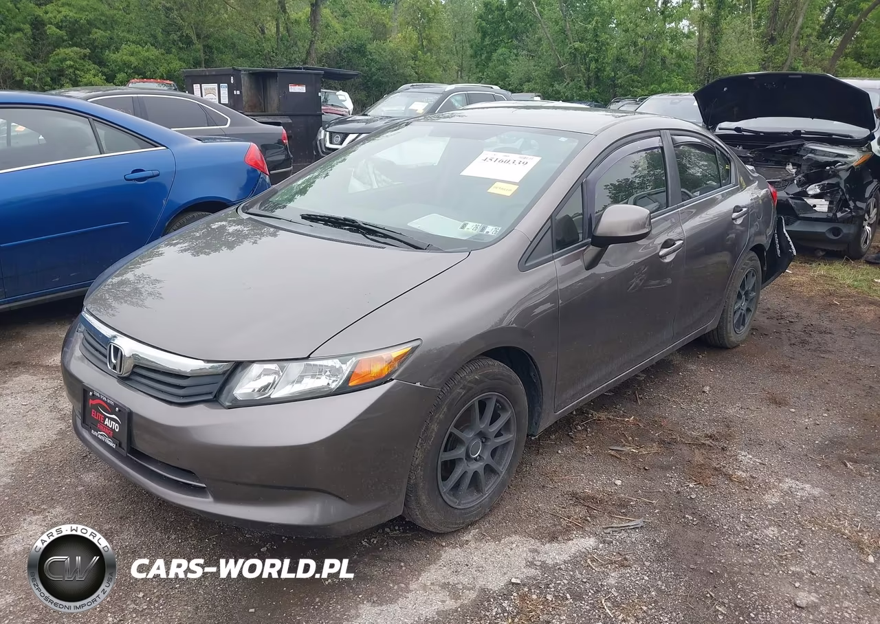 2012 Honda Civic Lx VIN:19XFB2F59CE383421 - 2