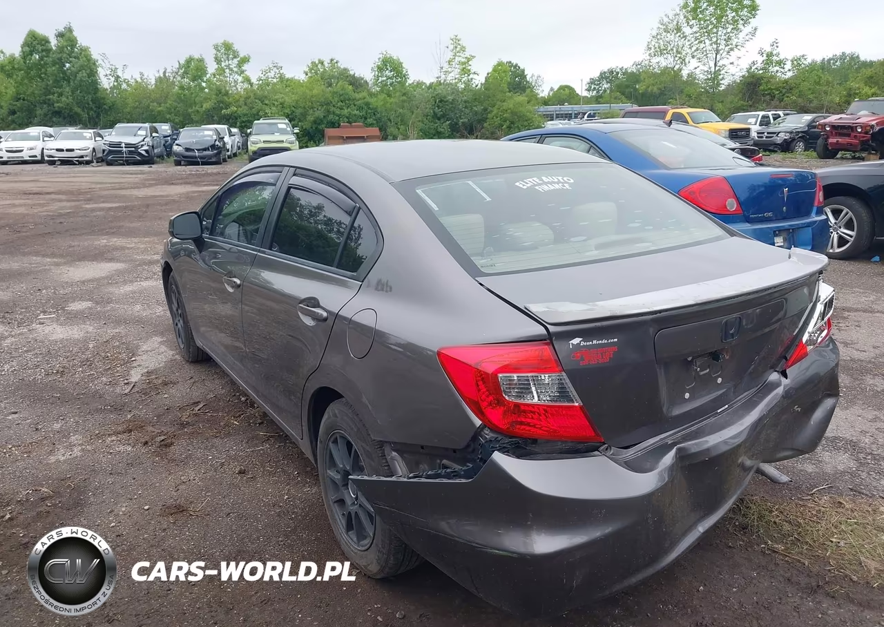 2012 Honda Civic Lx VIN:19XFB2F59CE383421 - 3