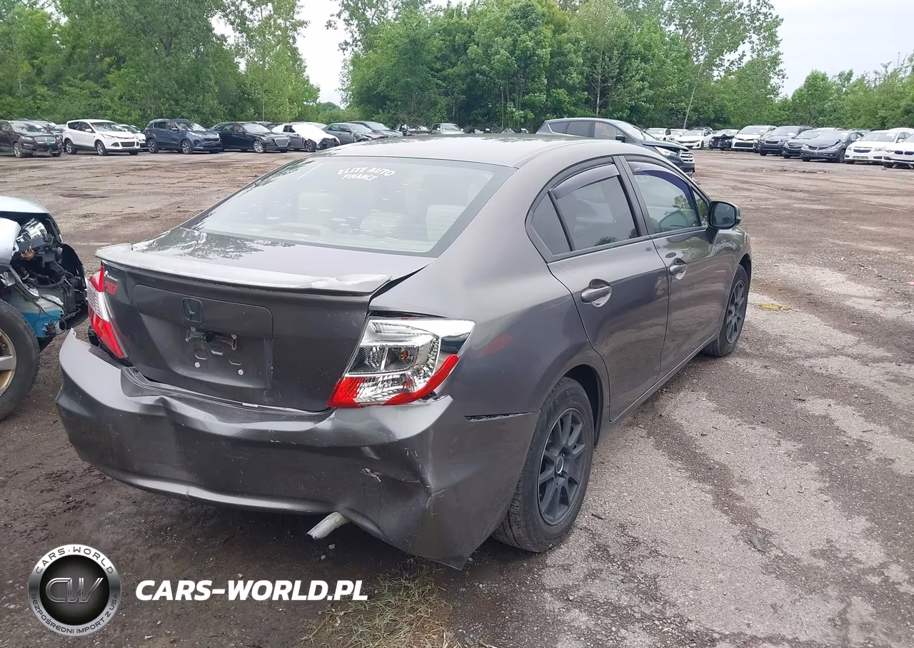 2012 Honda Civic Lx VIN:19XFB2F59CE383421 - 4