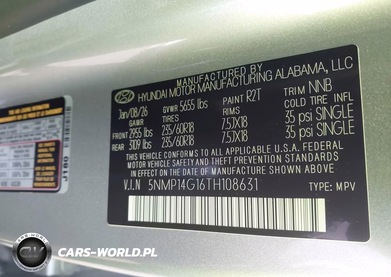 2026 Hyundai Santa Fe Hybrid Se VIN:5NMP14G16TH108631 - 9