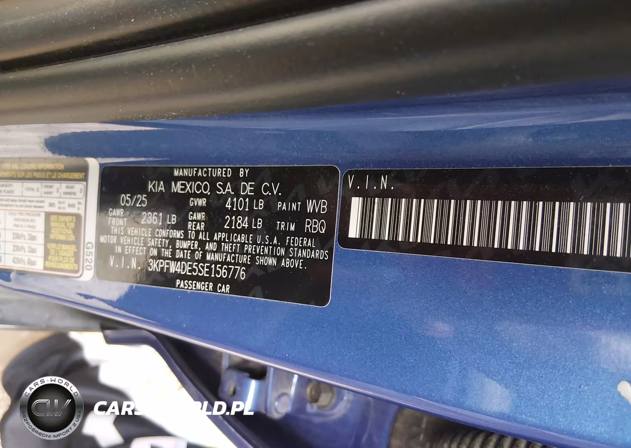 2025 Kia K4 Gt-Line VIN:3KPFW4DE5SE156776 - 9