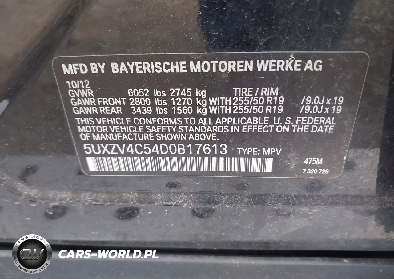 2013 BMW X5 xDrive35I-xDrive35I Premium-xDrive35I Sport Activity VIN:5UXZV4C54D0B17613 - 9