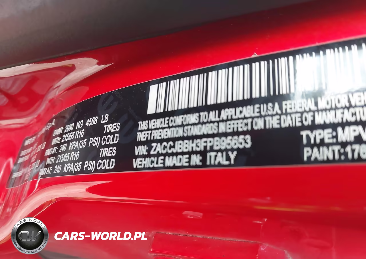 2015 Jeep Renegade Latitude VIN:ZACCJBBH3FPB95653 - 9