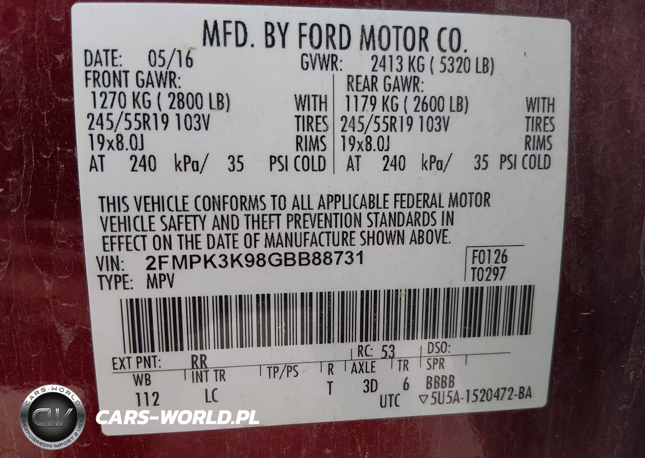 2016 Ford Edge Titanium VIN:2FMPK3K98GBB88731 - 9