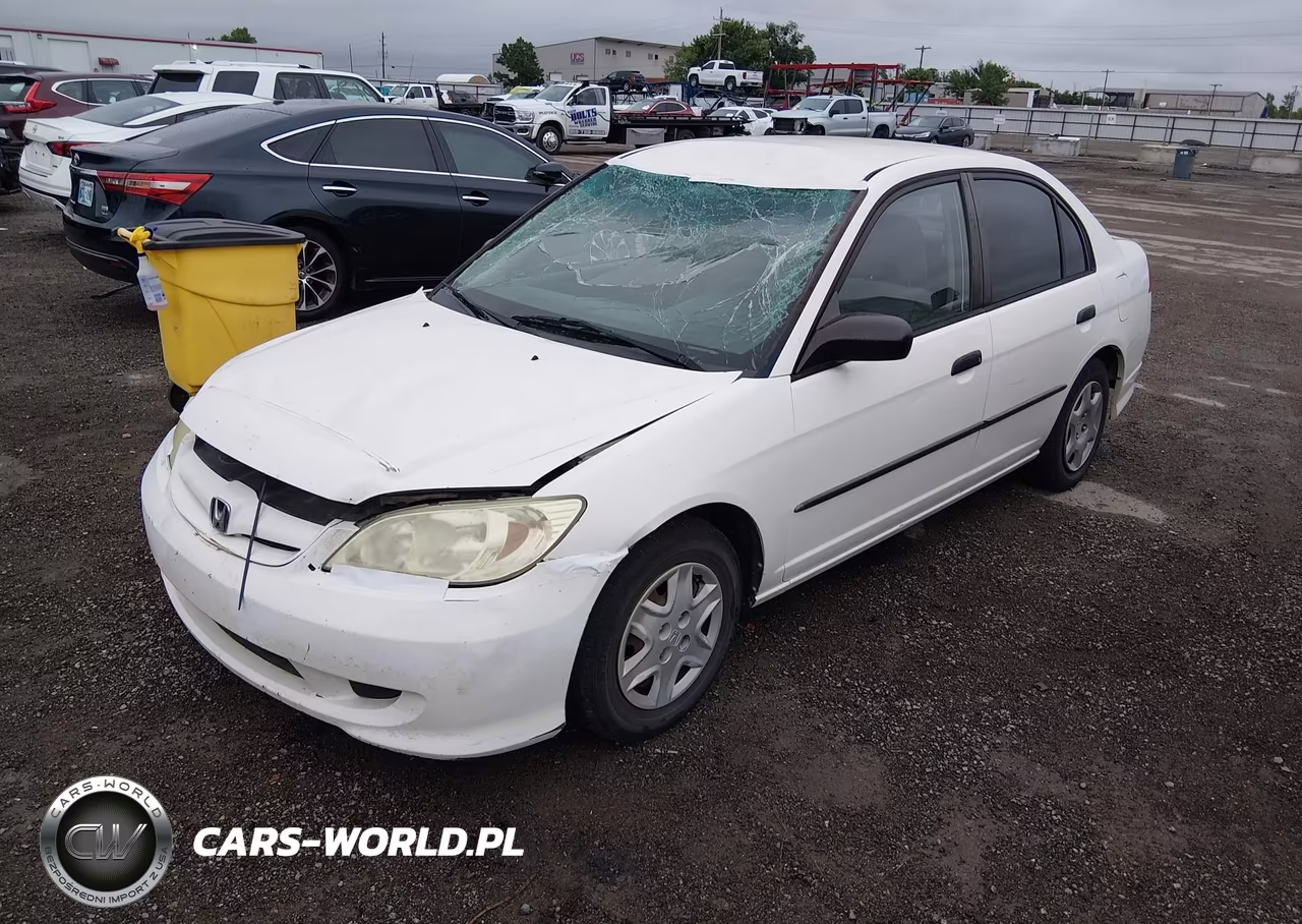 2004 Honda Civic Vp VIN:1HGES16324L007240 - 2