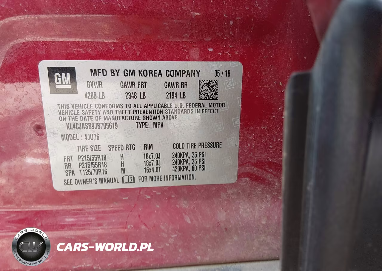 2018 Buick Encore Preferred VIN:KL4CJASB9JB705619 - 9